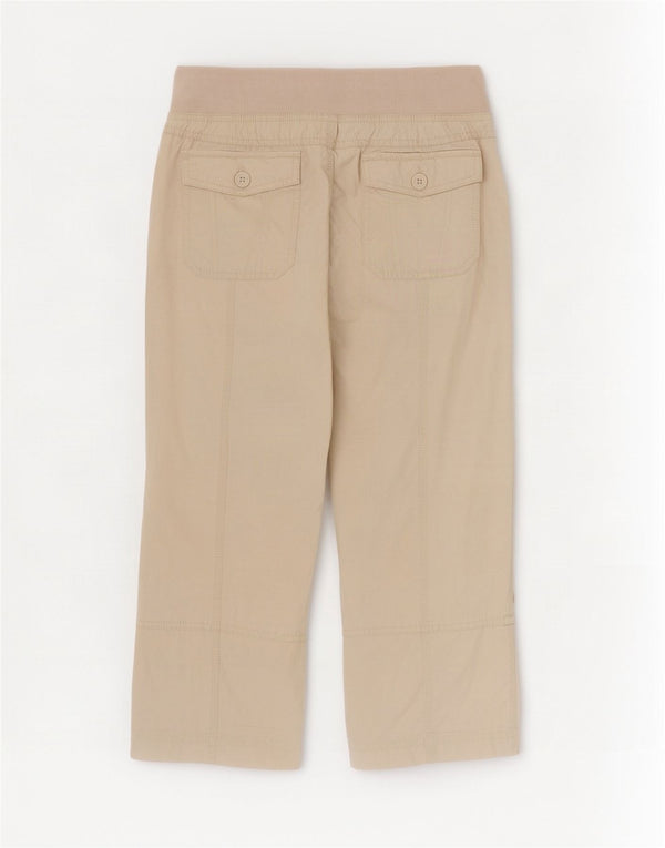 Pantaloni capri Tommy Hilfiger pentru femei mici W30 L21 bumbac bej