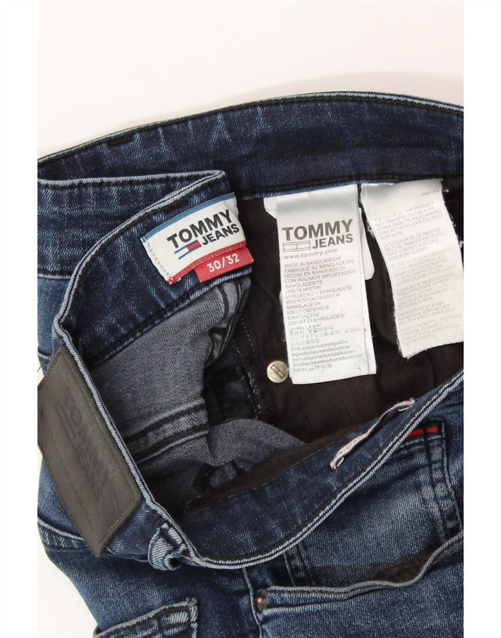 Blugi subțiri pentru bărbați TOMMY HILFIGER L30 L32 Bumbac albastru