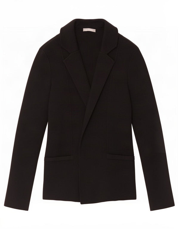 Pulover cardigan deschis pentru femei Marks & Spencer UK 16 Viscoză mare neagră