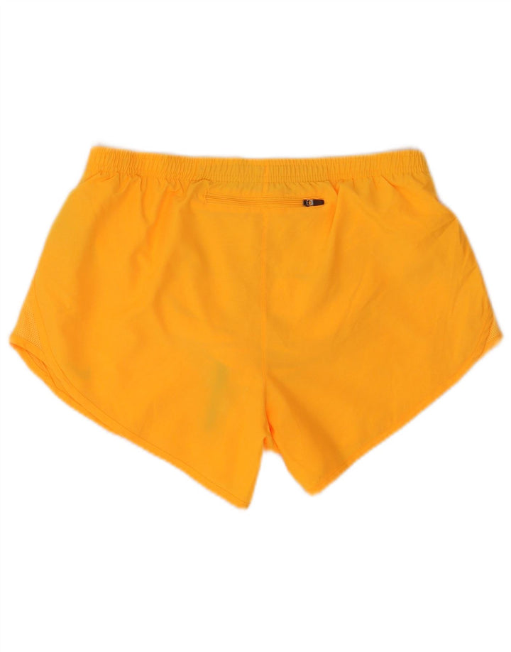 Pantaloni scurți sport Nike Dri Fit pentru femei UK 14 Poliester portocaliu mediu
