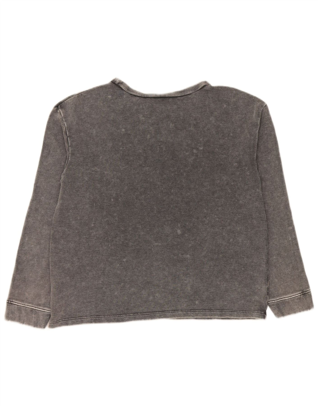 Guess Pulover cu grafic pentru femei UK 16 mare bumbac gri