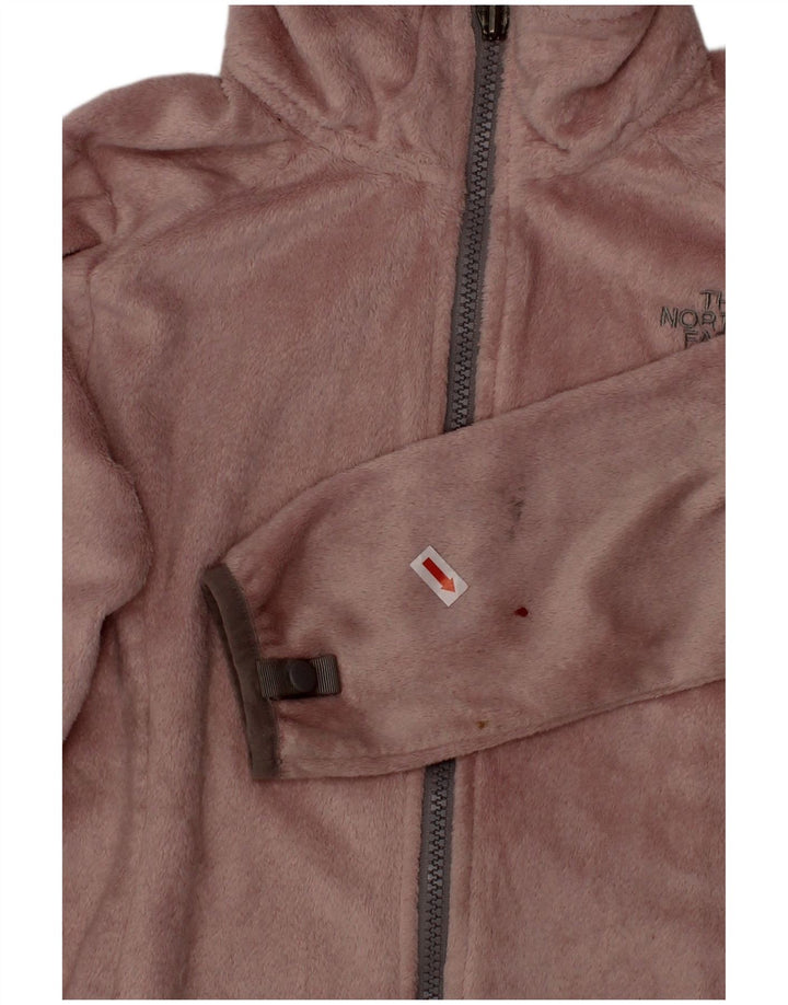 Jachetă polară pentru fete THE NORTH FACE 7-8 ani poliester roz mic
