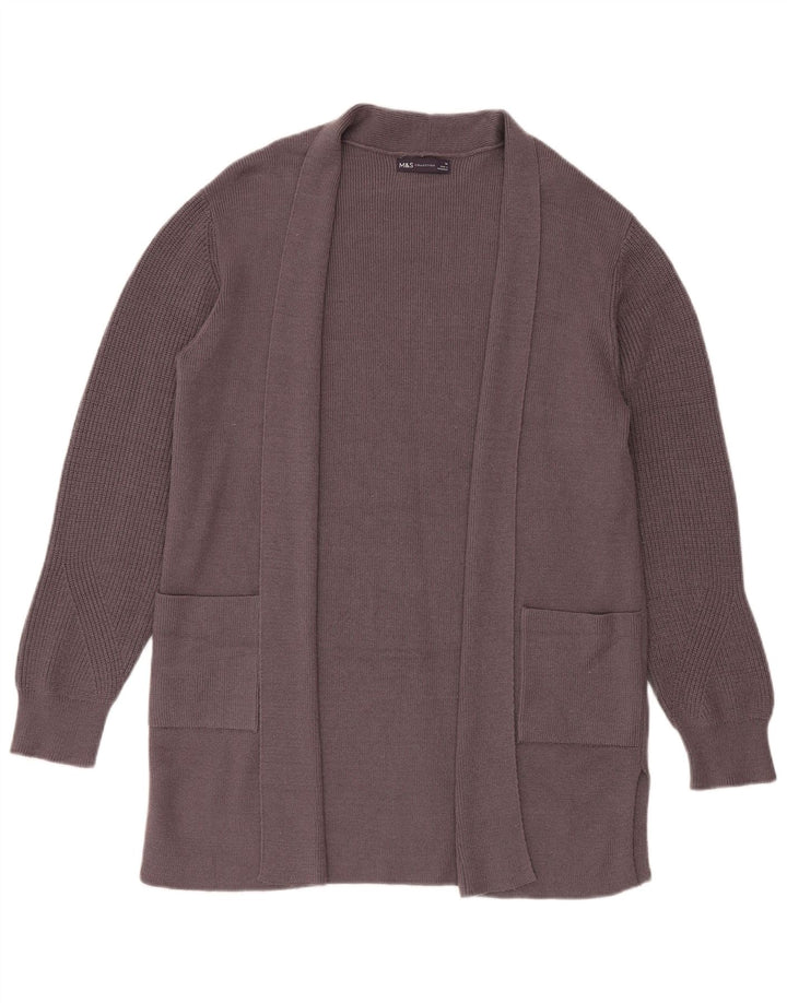 Pulover cardigan deschis pentru femei Marks & Spencer UK 14 mare gri