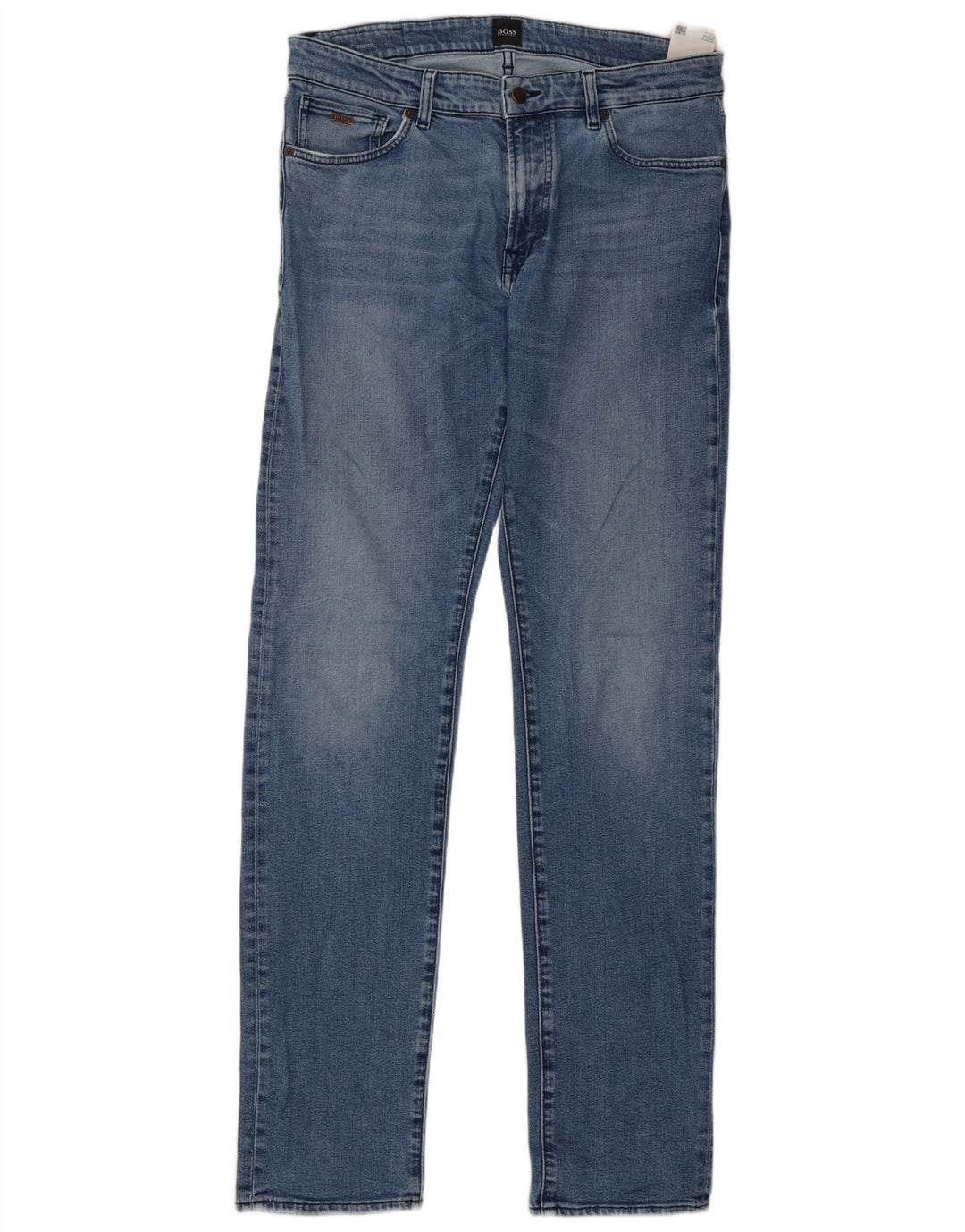 Blugi slim pentru bărbați Hugo Boss W34 L36 Bumbac albastru