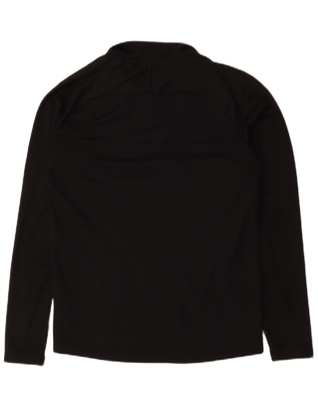 Top de trening pentru bărbați Dri Fit, cu fermoar și gât, color block, negru