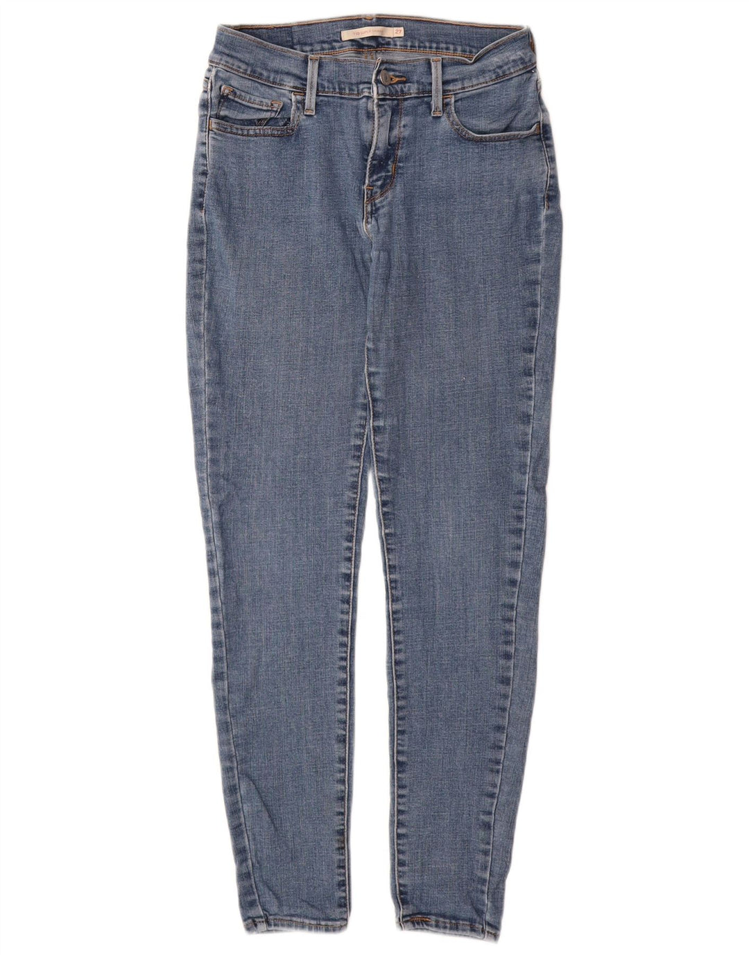 LEVI'S Womens 710 Super Skinny Jeans W27 L28 Blue