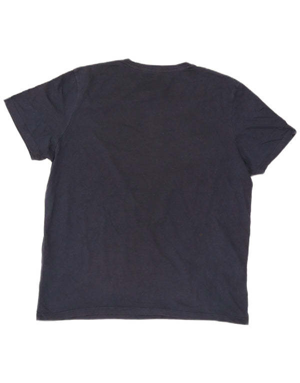 Tricou Jack & Jones pentru bărbați Top XL Bumbac bleumarin