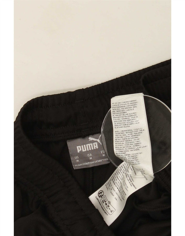 Pantaloni de trening Puma pentru bărbați, negru mediu, poliester color bloc