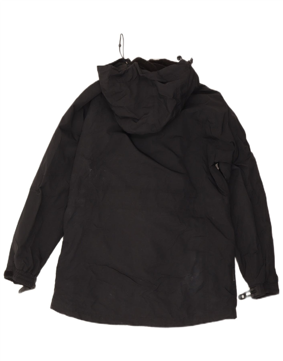 Pelenă de ploaie cu glugă pentru femei Mountain Warehouse UK 12 Nylon mediu negru