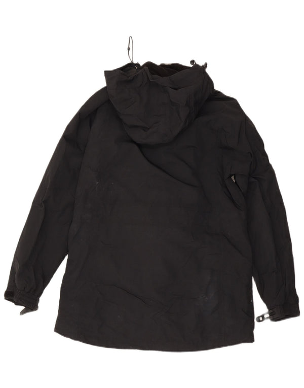 Pelenă de ploaie cu glugă pentru femei Mountain Warehouse UK 12 Nylon mediu negru