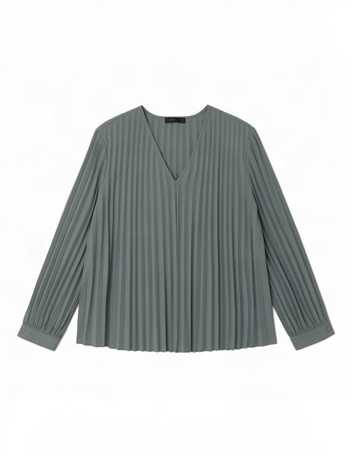 Bluză cu mânecă lungă pentru femei Marks & Spencer Autograph UK 16 Large Blue
