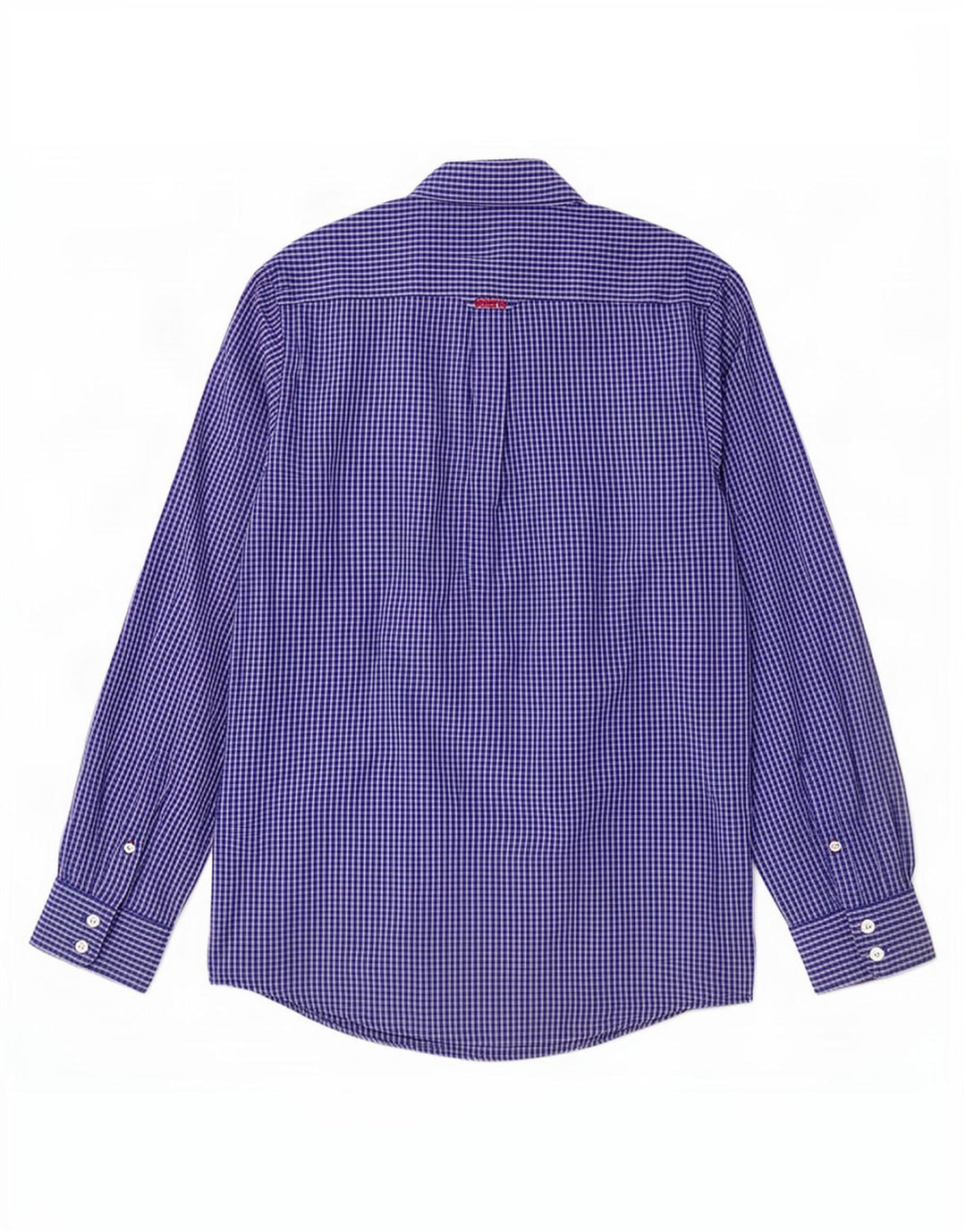 Crew Clothing Cămașă clasică pentru bărbați, bumbac cu carouri albastru mediu