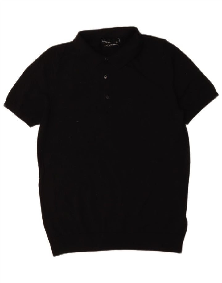 Tricou polo Marks & Spencer pentru bărbați, mic, negru, bumbac