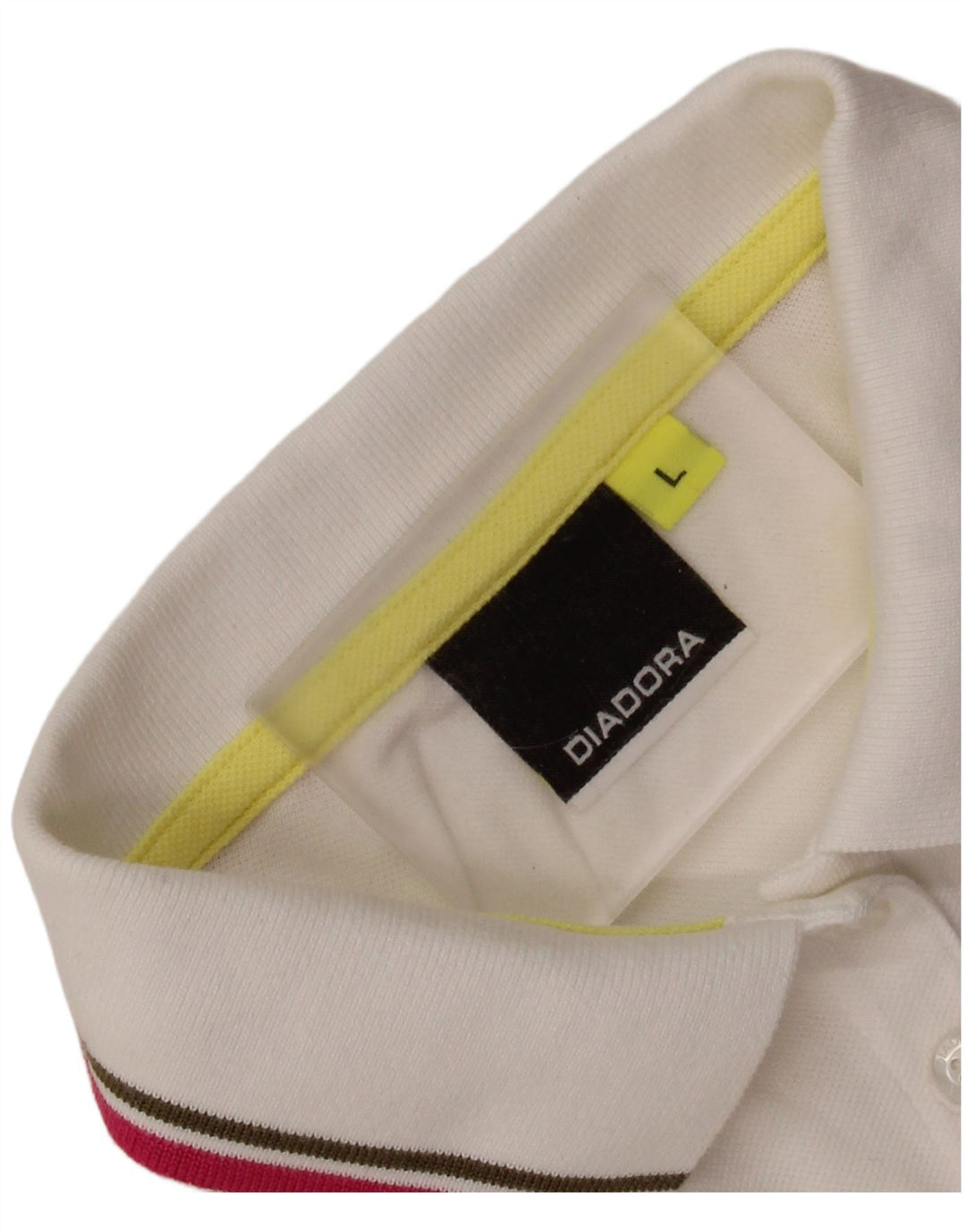 DIADORA Tricou Polo Femei UK 14 Large White