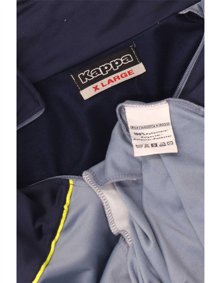 Jachetă de trening pentru bărbați Kappa, XL, albastru, poliester color bloc