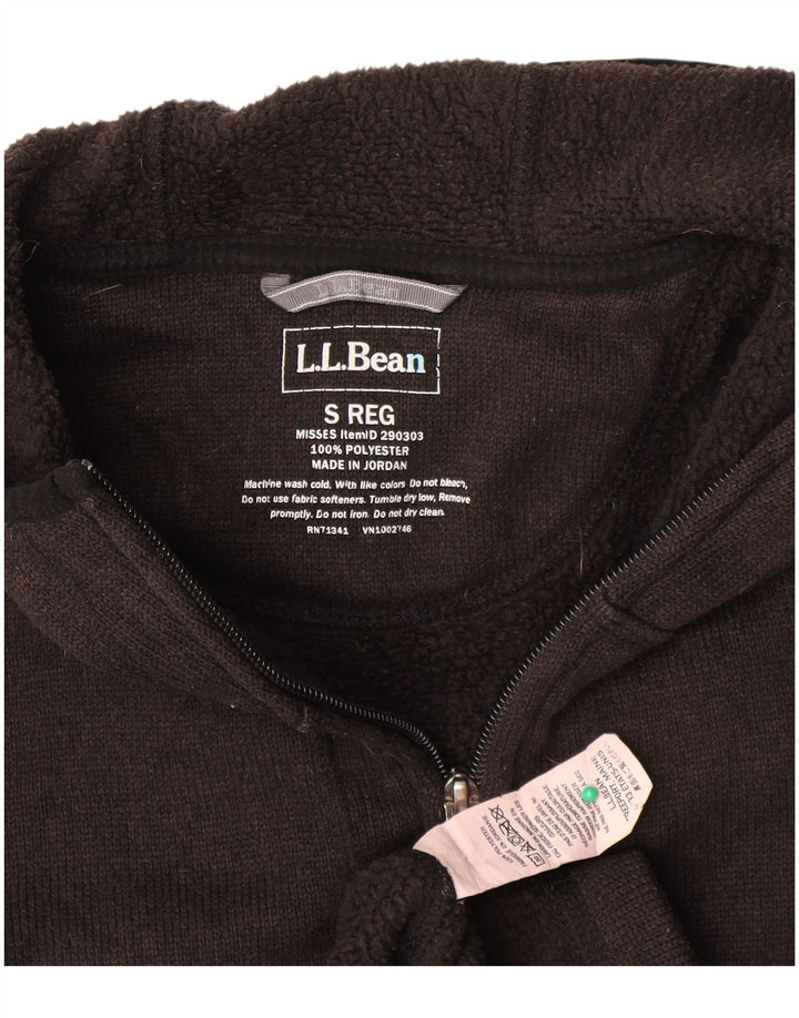 L.L.Bean pardesiu cu glugă pentru femei UK 10 mic poliester gri