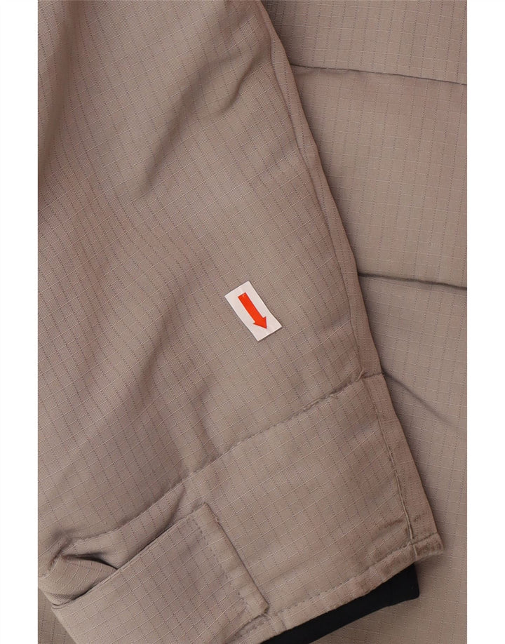 Jachetă căptușită cu glugă pentru bărbați HOLLISTER UK 40, mare, gri, poliester