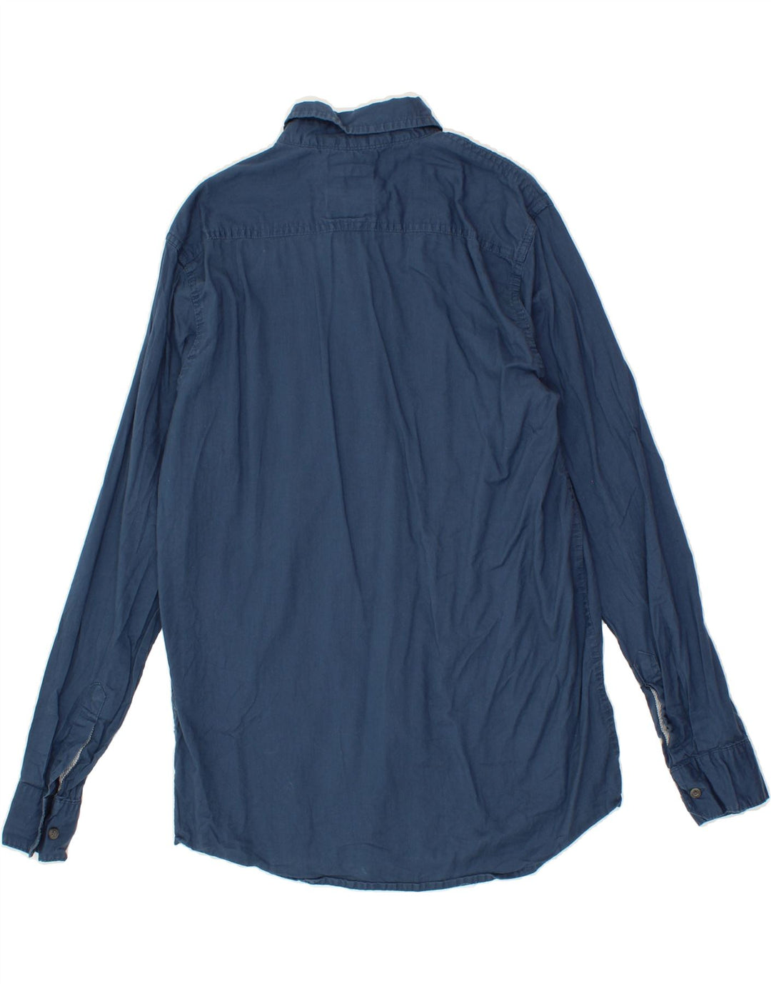 WRANGLER Mens Shirt Medium Navy Blue Cotton Vintage Wrangler and Second-Hand Wrangler from Messina Hembry 