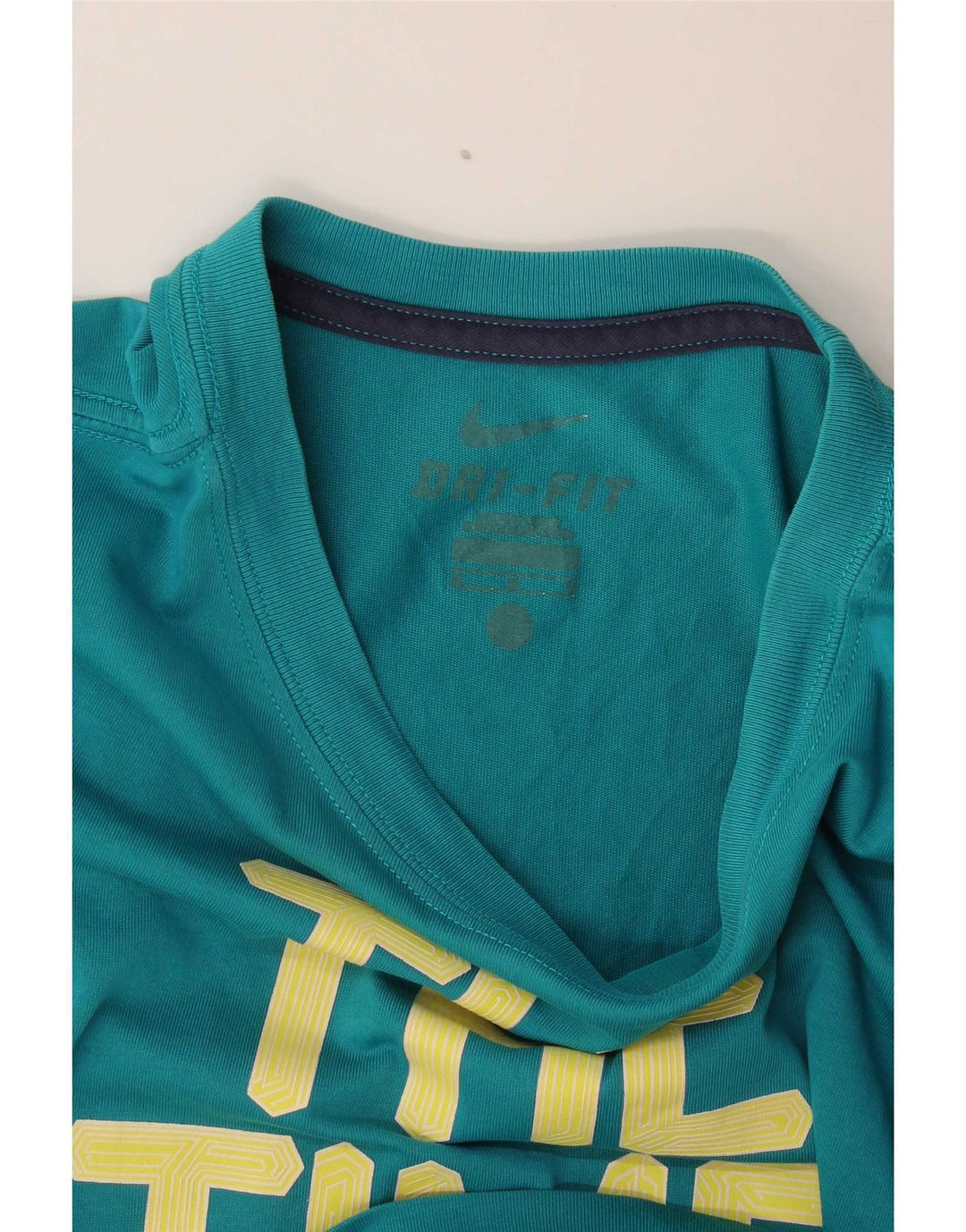 Tricou grafic Nike Dri Fit pentru bărbați Top Medium Turcoaz