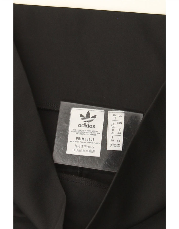 Pantaloni scurti sport ADIDAS pentru femei UK 12 Poliester mediu negru