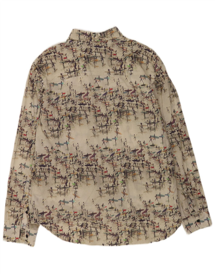 Cămașă pentru bărbați North Sails cu model abstract, XL, bumbac alb