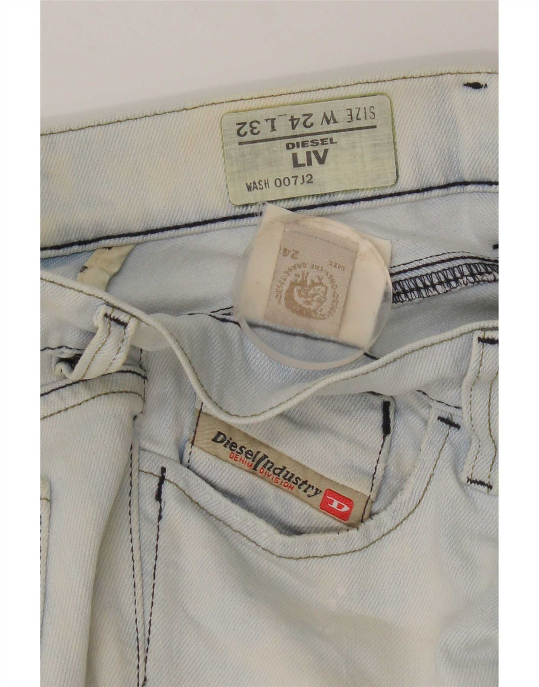 Blugi Diesel Liv Slim pentru femei W24 L32 Albastru
