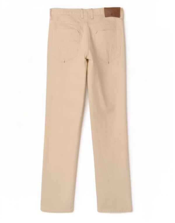Blugi drepți pentru bărbați Zara EU 40 Medium L30 L34 Bumbac alb