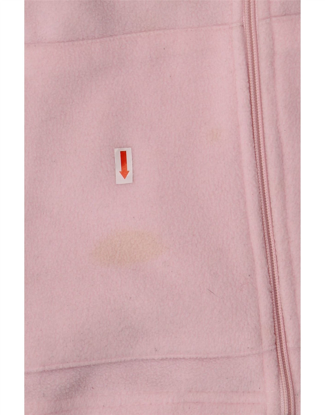 X-MAIL Womens Hooded Fleece Jacket EU 38/40 Medium Pink Polyester Vintage X-Mail and Second-Hand X-Mail from Messina Hembry 