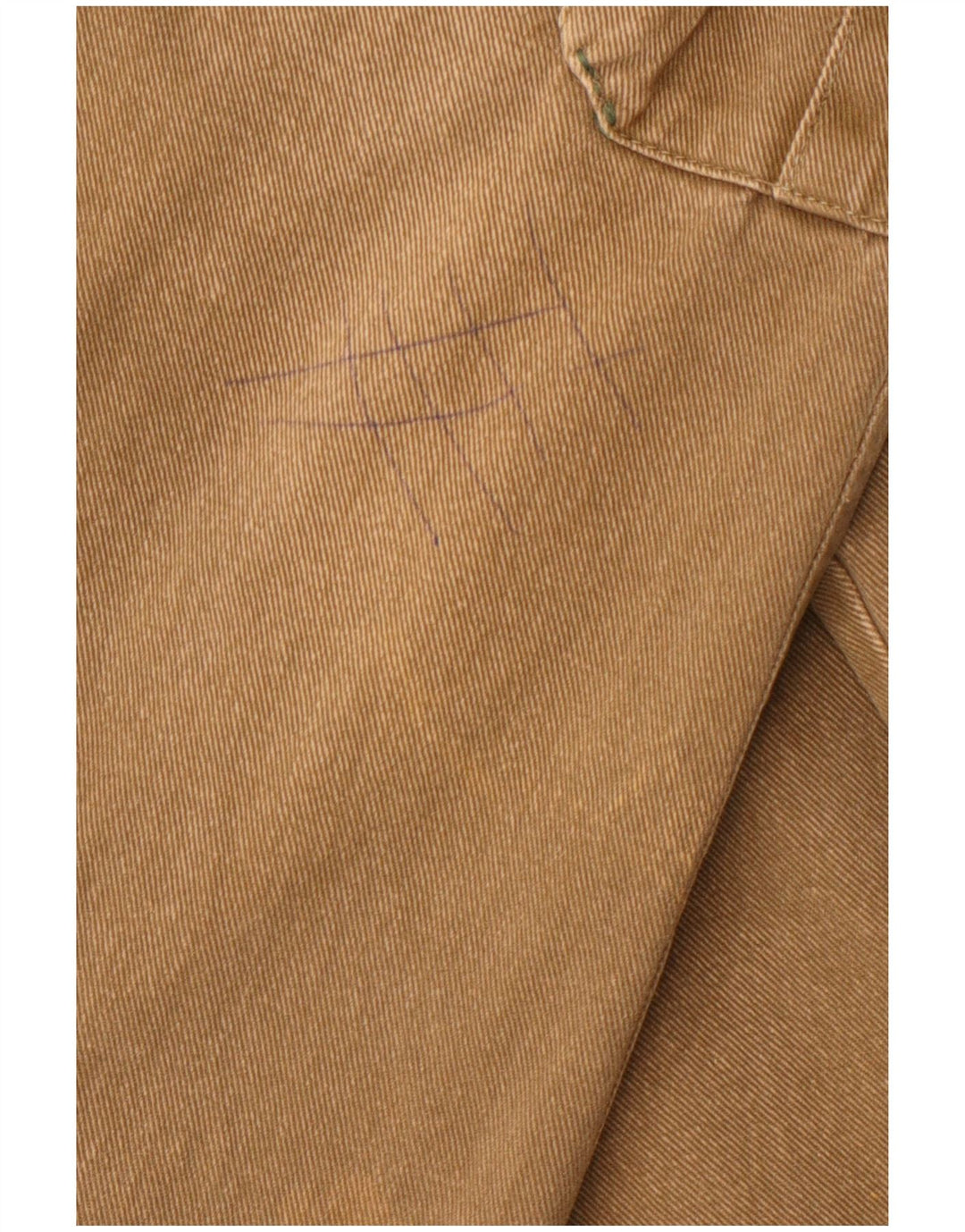 Pantaloni cargo drepți pentru bărbați VINTAGE EU 52 XL W36 L30 Kaki Bumbac