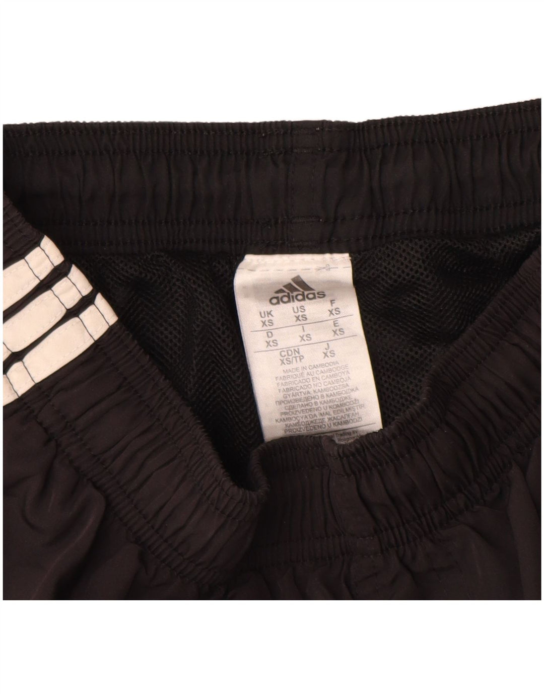 Pantaloni scurți sport adidas băieți 5-6 ani XS poliester negru