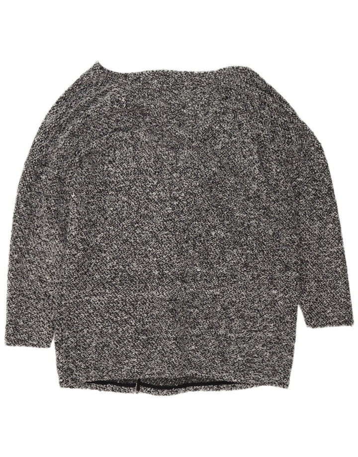 Pulover cardigan pentru femei Marks & Spencer UK 20 2XL poliester cu pături gri
