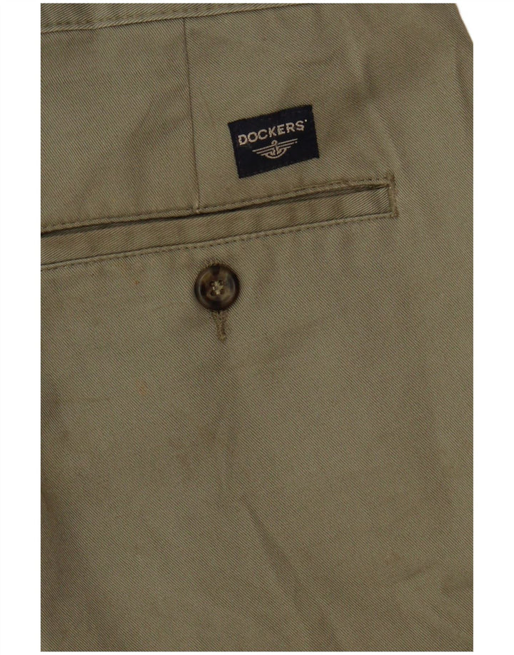 Pantaloni scurți chino Dockers Stain Defender pentru bărbați W38 XL kaki