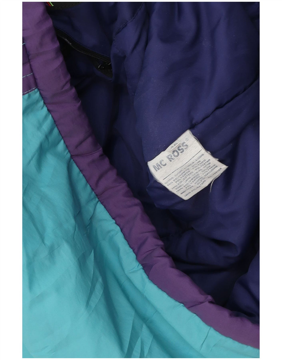 Jachetă de schi MC ROSS pentru bărbați IT 46 Small Blue Colorblock Nylon