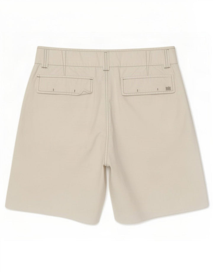 Murphy & Nye Pantaloni scurți chino pentru bărbați, mari W34, bumbac alb