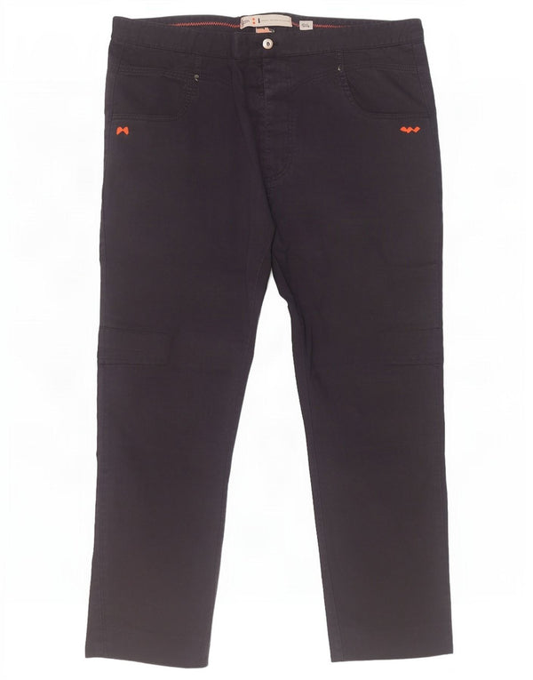 Pantaloni casual slim pentru bărbați Slam IT 54 2XL W38 L27 bleumarin Bumbac