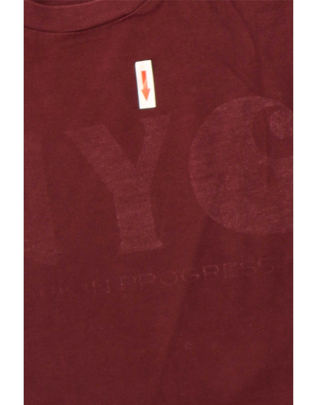 Tricou grafic pentru bărbați Carhartt Top Medium Burgundy Bumbac