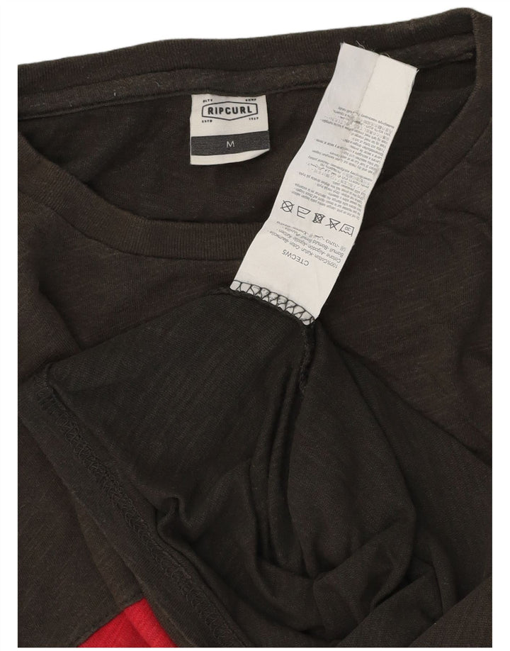 Tricou grafic pentru bărbați Rip Curl Top Medium Green Colorblock Cotton Beach