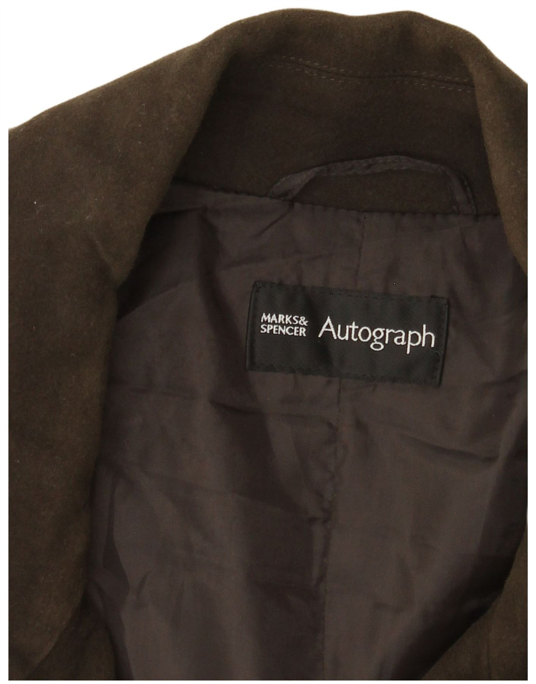 Geaca de piele intoarsa deschisa pentru barbati Marks & Spencer, UK 42 XL, kaki