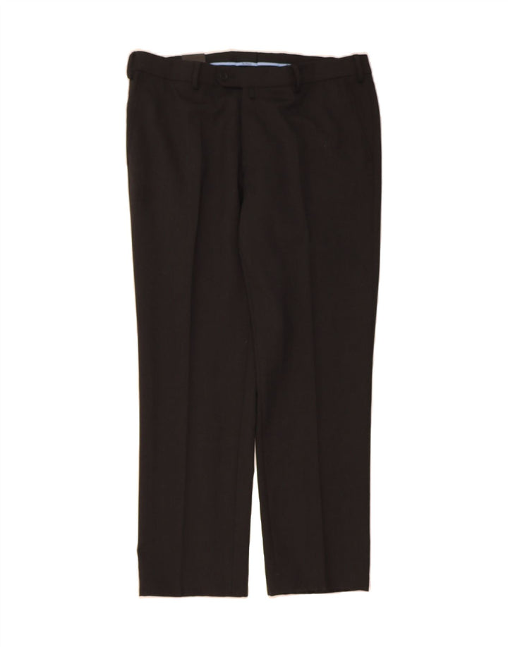 DOUGLAS Mens Straight Suit Trousers W38 L31 Grey Polyester Vintage Douglas and Second-Hand Douglas from Messina Hembry 