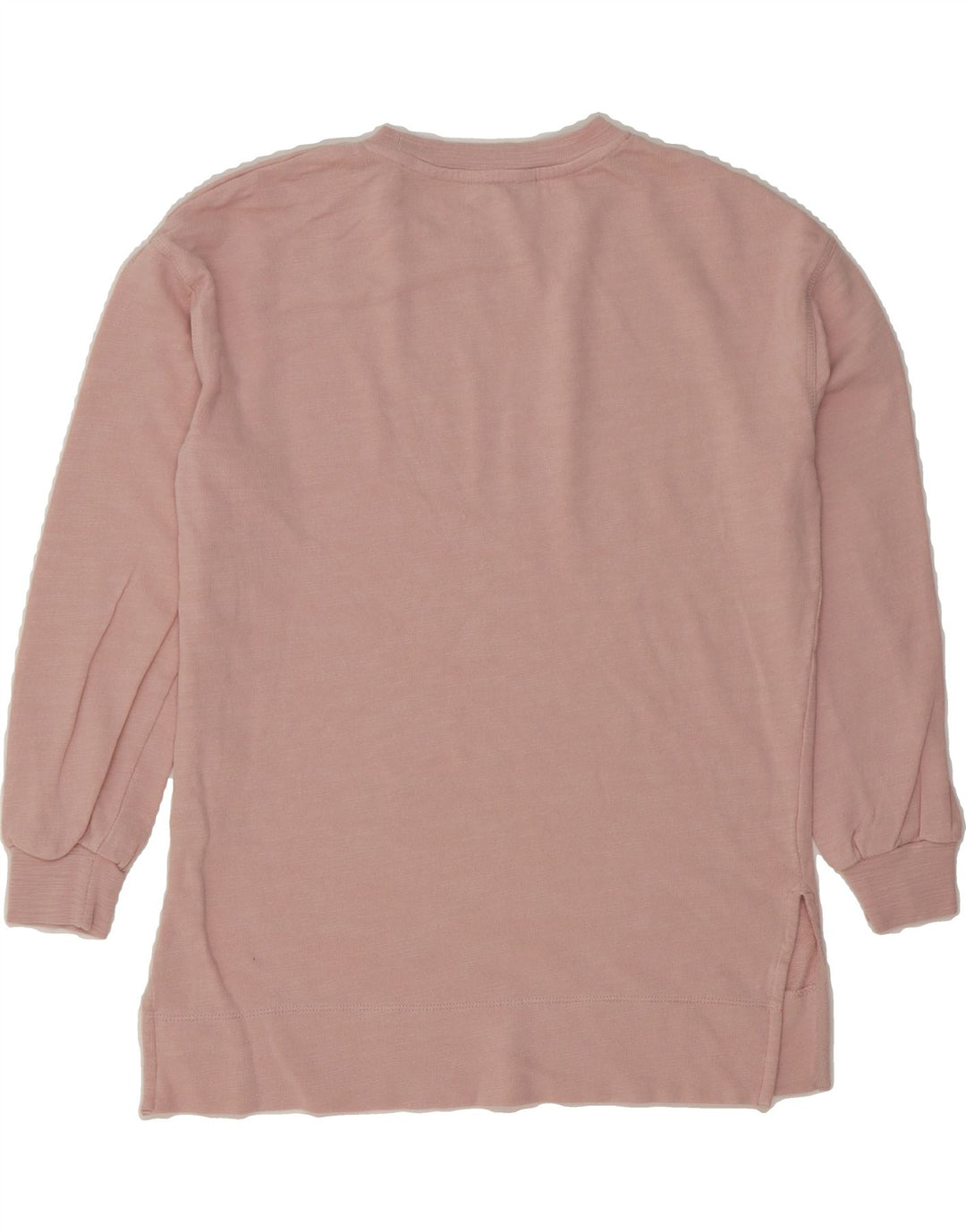 MARKS & SPENCER Womens Oversized Sweatshirt Jumper UK 8 Small Pink Cotton Vintage Marks & Spencer and Second-Hand Marks & Spencer from Messina Hembry 