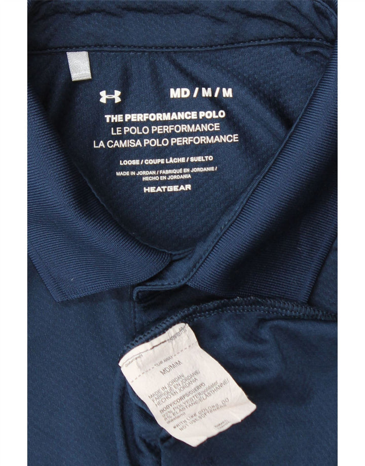 Cămașă polo pentru bărbați UNDER ARMOUR Heat Gear Poliester mediu bleumarin