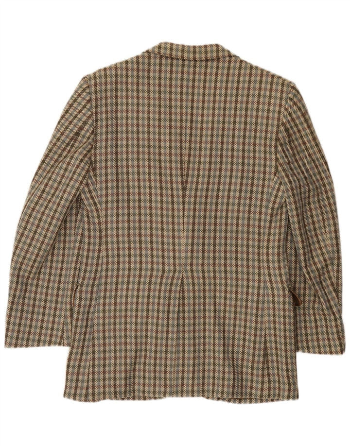 Jachetă Blazer pentru bărbați Aquascutum cu 2 nasturi UK 36 Mic Cașmir multicolor