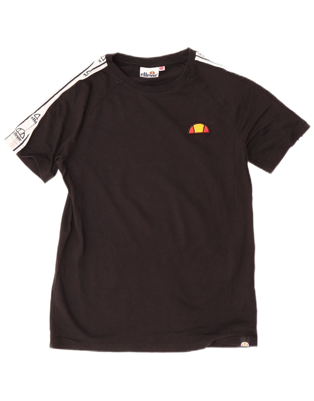 Tricou grafic Ellesse pentru băieți Top 11-12 ani bumbac negru