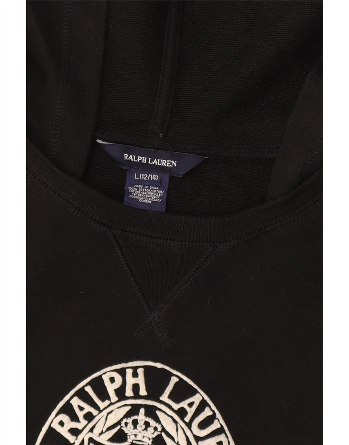 Rochie pentru fete Ralph Lauren, cu talie scazuta, 12-13 ani, mare, negru, bumbac