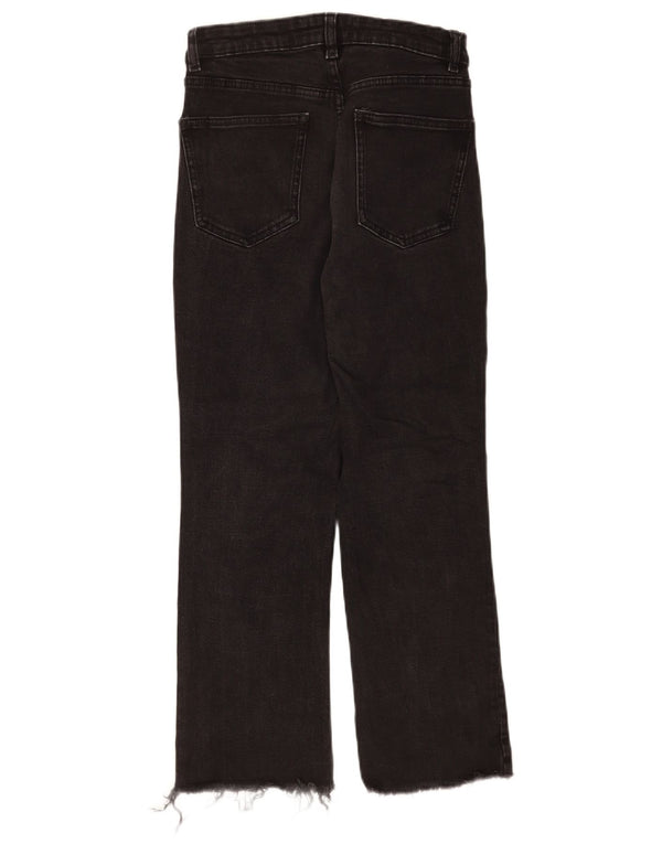 Blugi drepti pentru femei Zara EU 40 Medium W30 L25 Negri