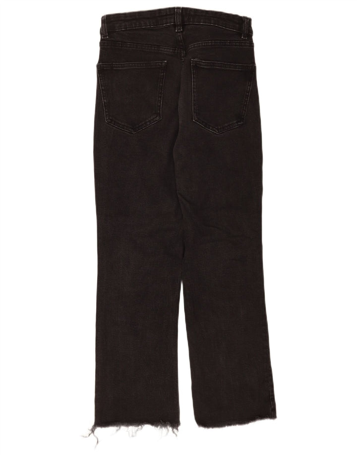 Blugi drepti pentru femei Zara EU 40 Medium W30 L25 Negri