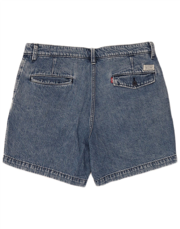 Pantaloni scurti chino din blugi Levi's W34 Large Blue Bumbac