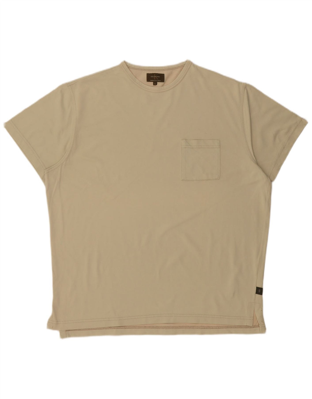 Tricou CALVIN KLEIN pentru bărbați Khakis Top Large Khaki