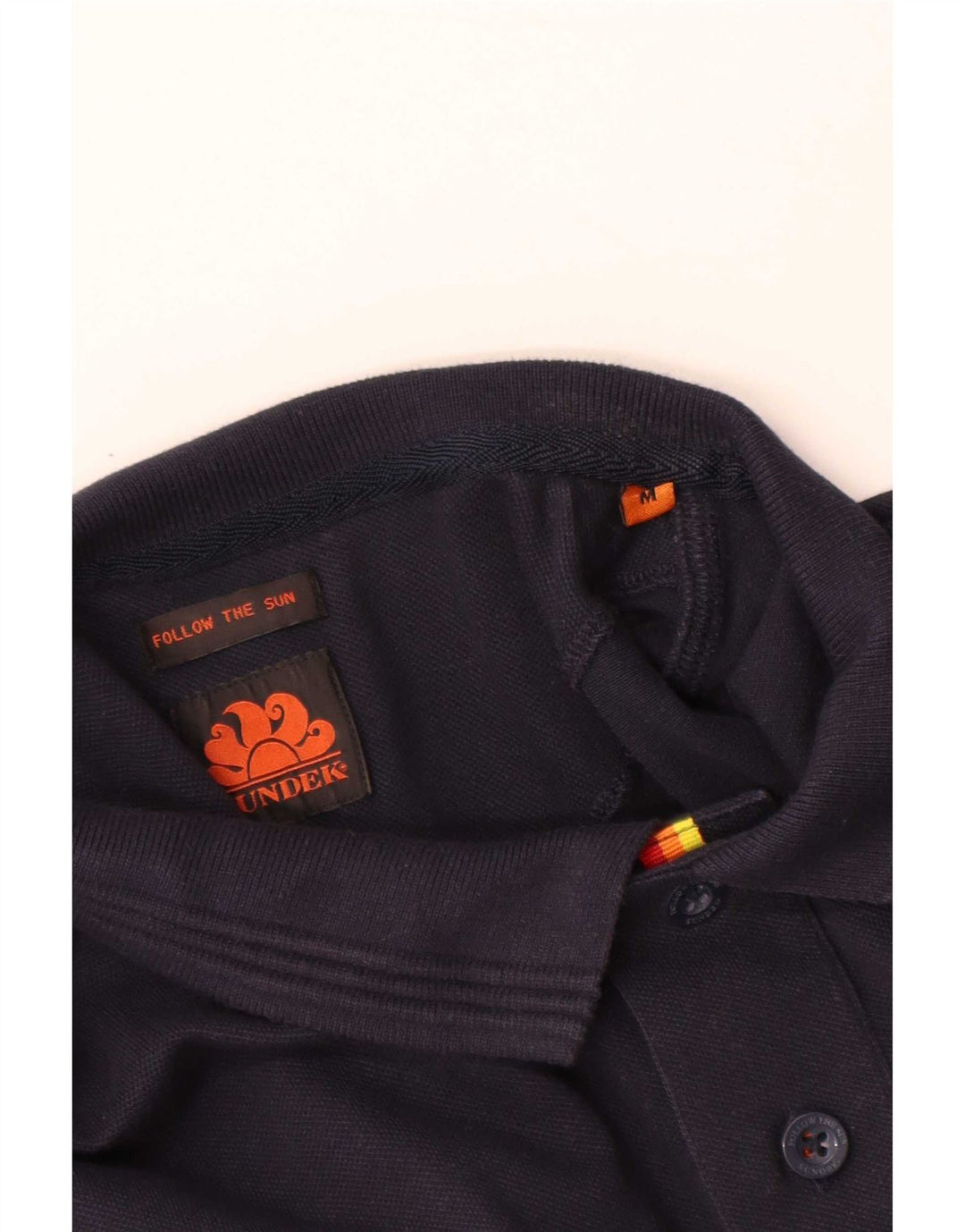 Tricou polo Sundek pentru bărbați, bumbac, albastru bleumarin mediu