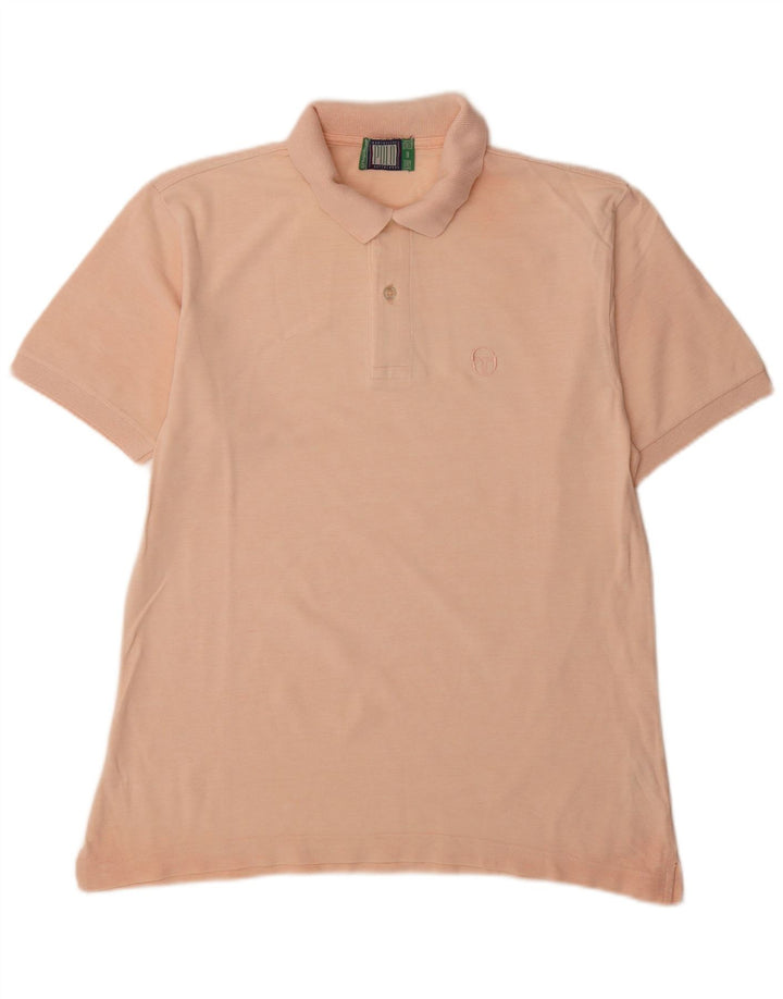 Tricou polo Sergio Tacchini pentru bărbați, bumbac roz mediu
